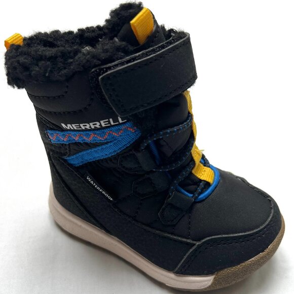 Merrell Toddler Insulated Winter Boots – Size 4M & 7M (Black) - Picture 1 of 4